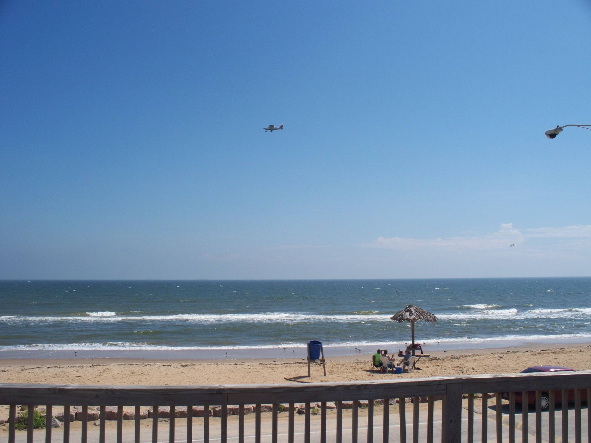 Beautiful view of the Gulf of Mexico to wake up to each morning.  Enjoy beautiful sunrises, watch dolphins play and seagulls and pelicans flying over the gulf.