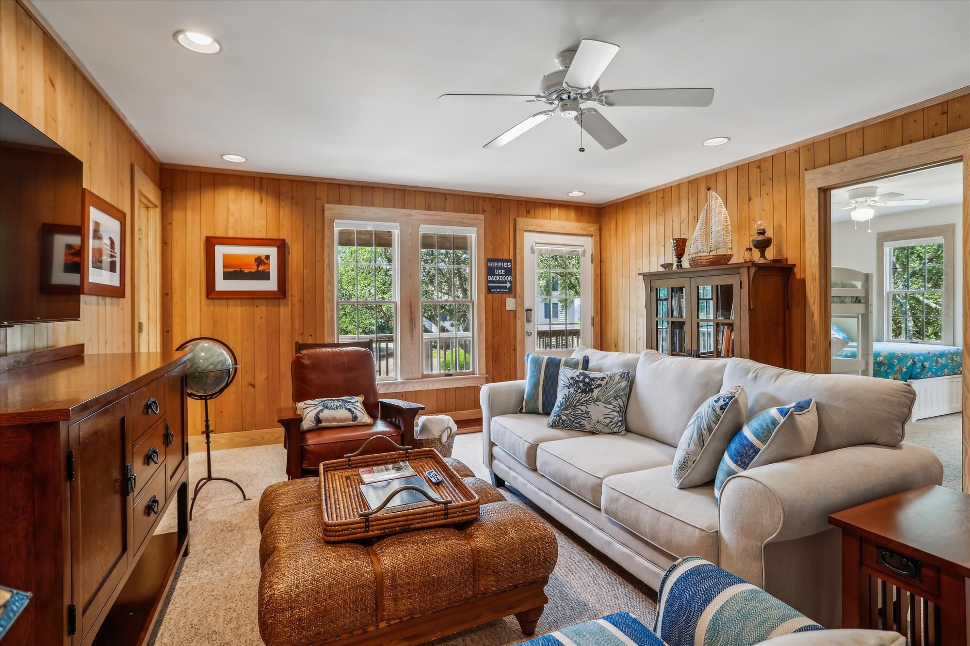 Mid-level Family Room