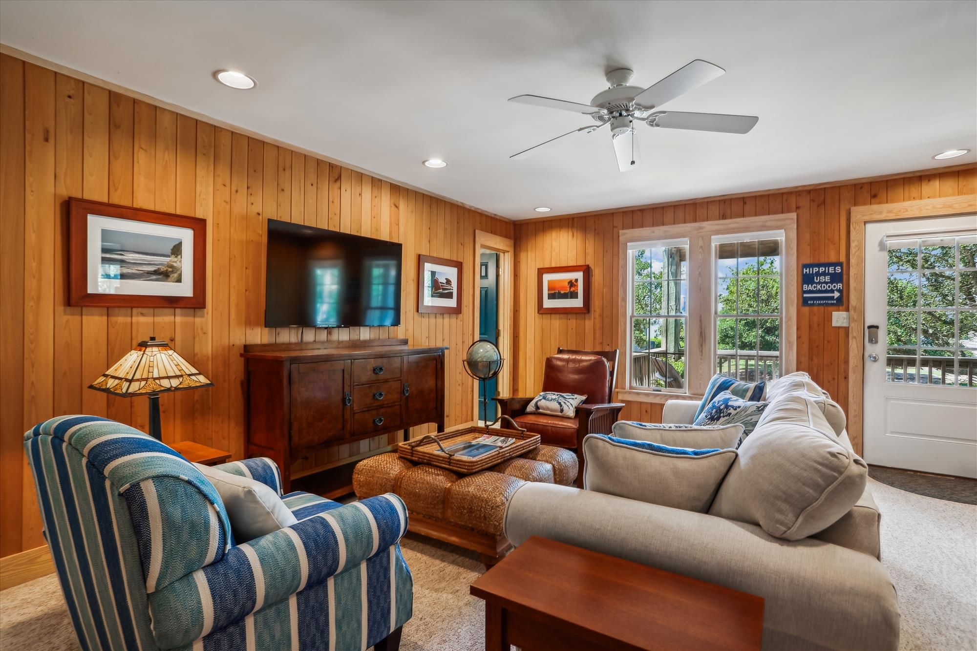 Mid-level Family Room