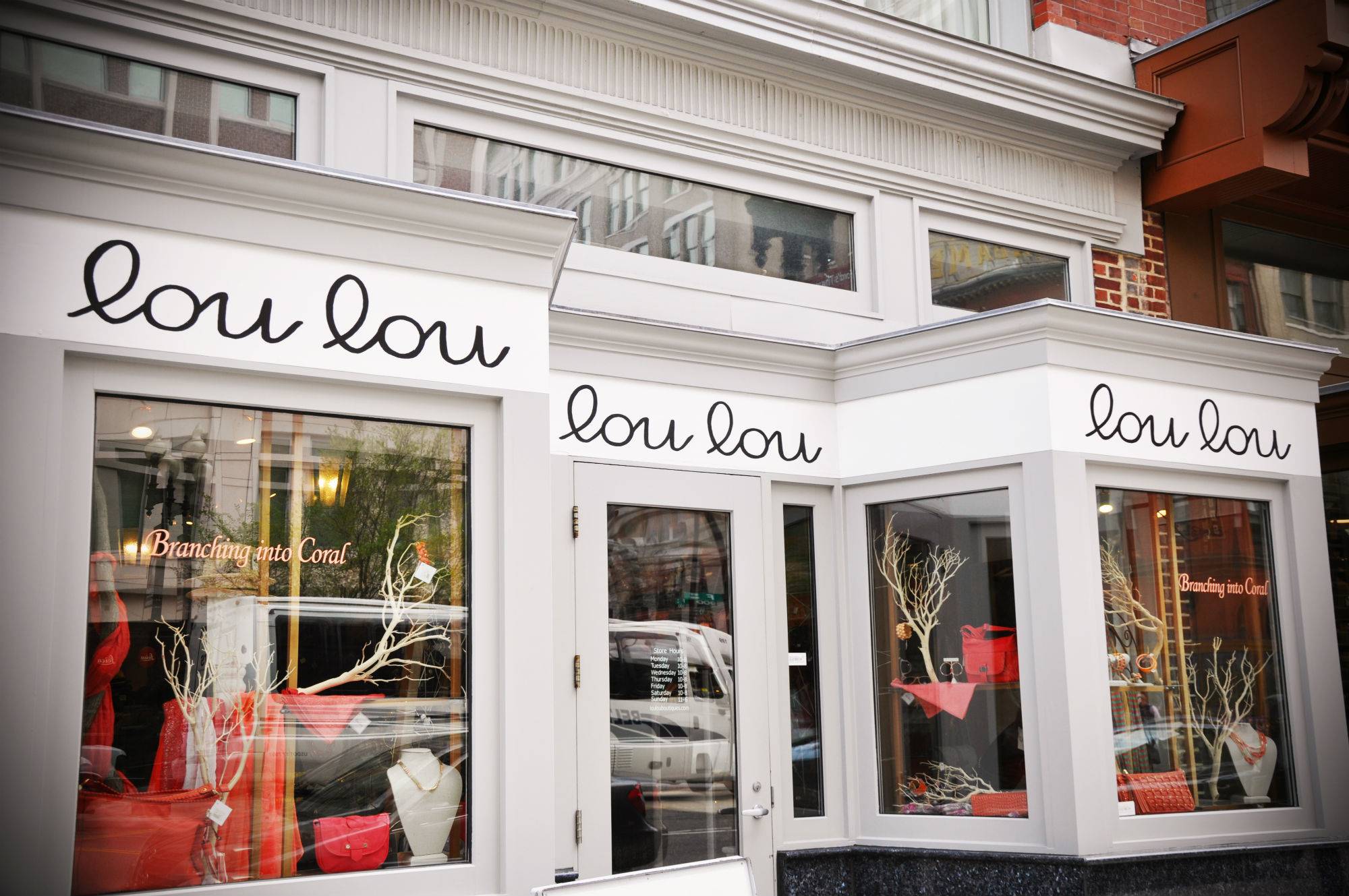 M St shops in Georgetown