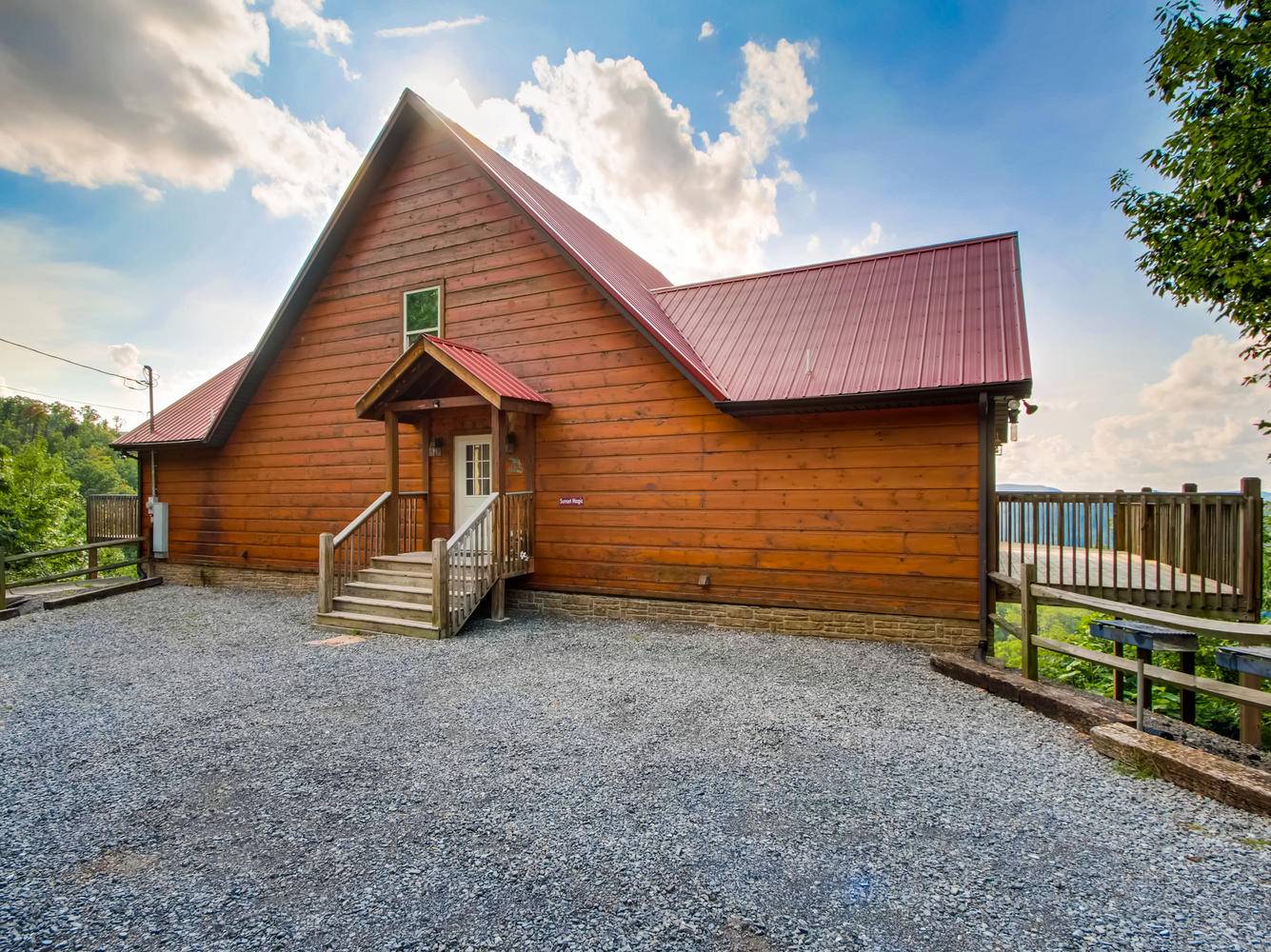 Sunset Magic RE/MAX Cove Mountain Realty & Cabins