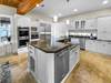 Newly painted kitchen with high-end stainless appliances