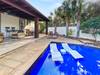 Lounge seating in pool