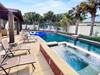 Private pool and hot tub with brand new furniture