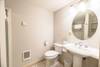 Take a relaxing hot shower in this bath