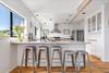 The breakfast bar is perfect for serving up snacks