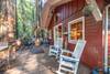 Rocking chairs and rustic outdoor furniture