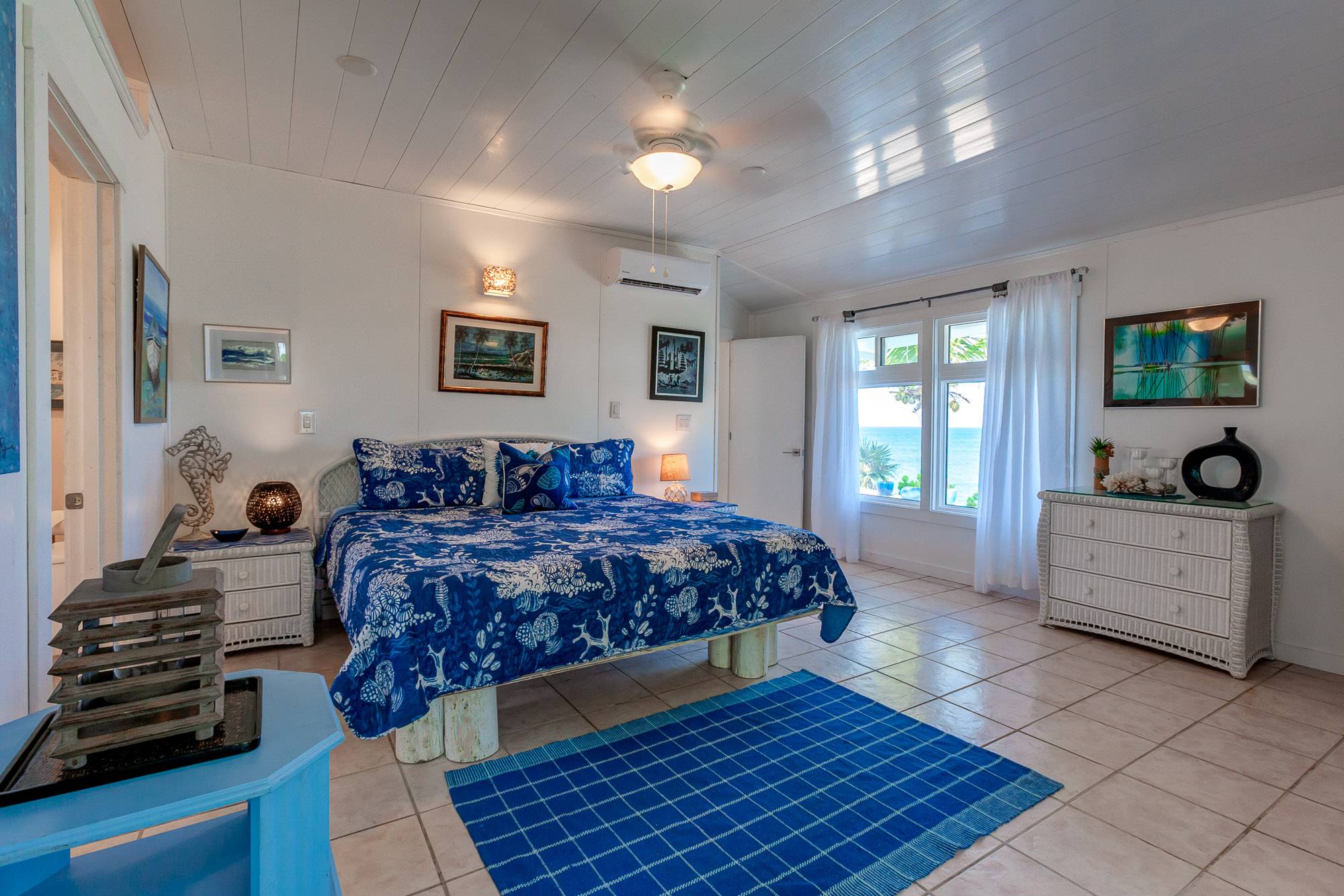 Wake up to an ocean view and a sunrise over the horizon
