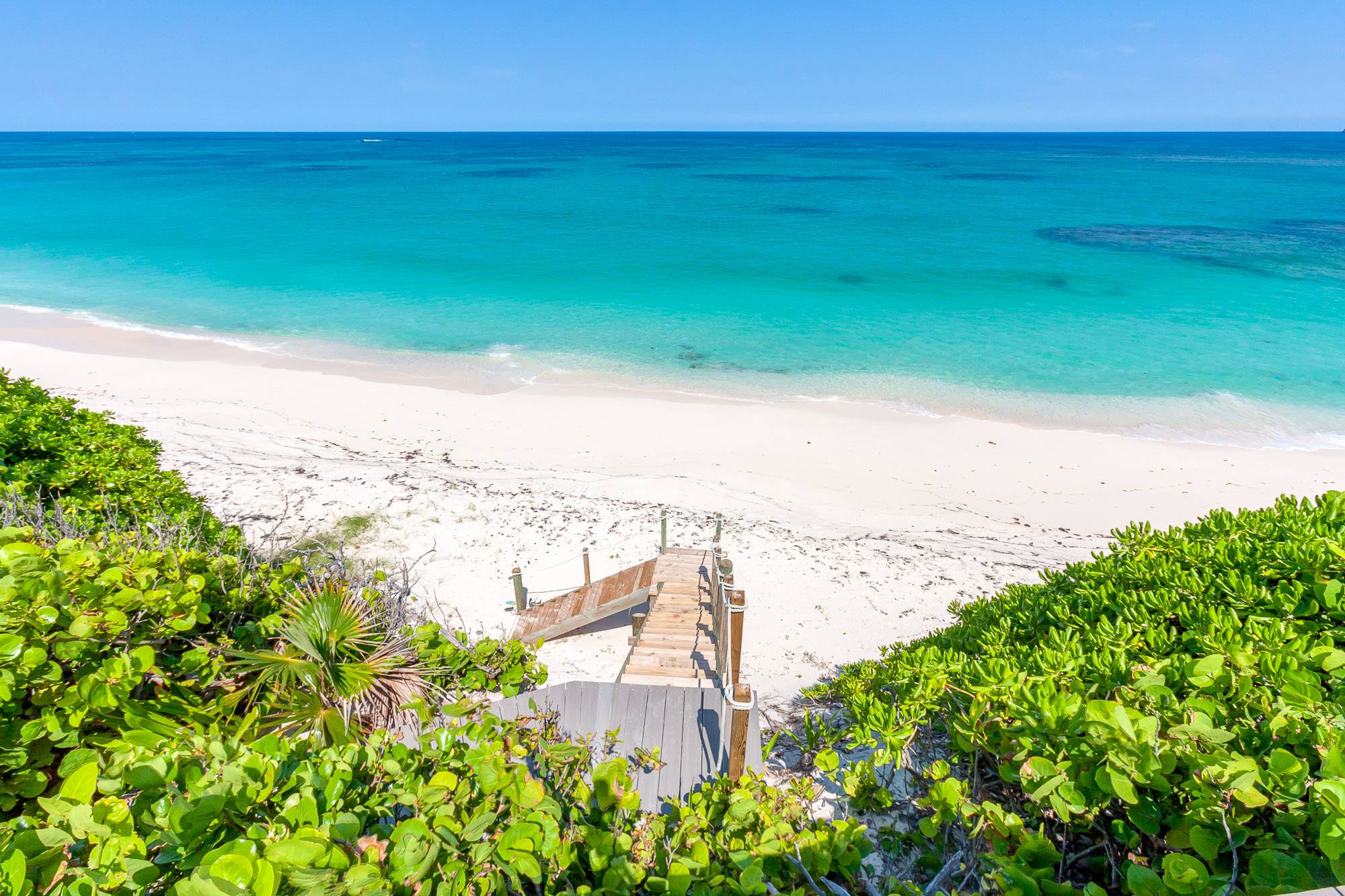 A few steps to the beach and you are off for a swim and snorkeling or just beach combing for treasures.
