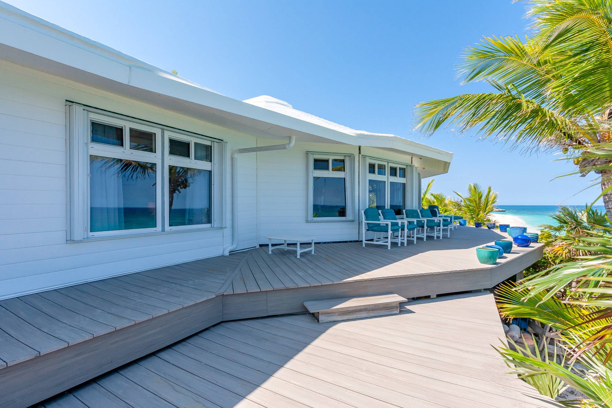 There is ample deck space for sunning, watching the sun rise or stargazing at night.