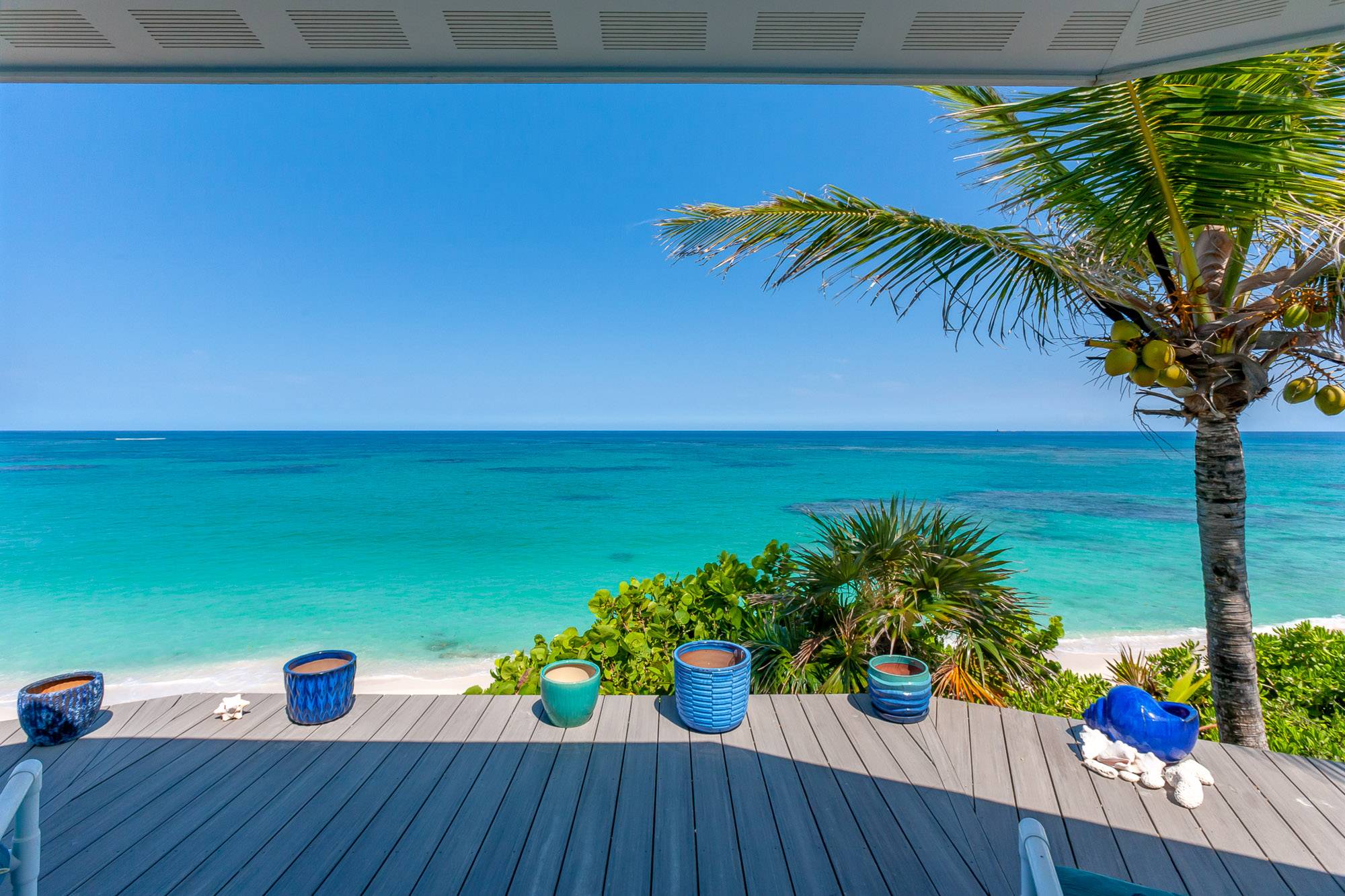 The consistent S.E Trade Winds bring cooling breezes with nothing between this beach and Africa.