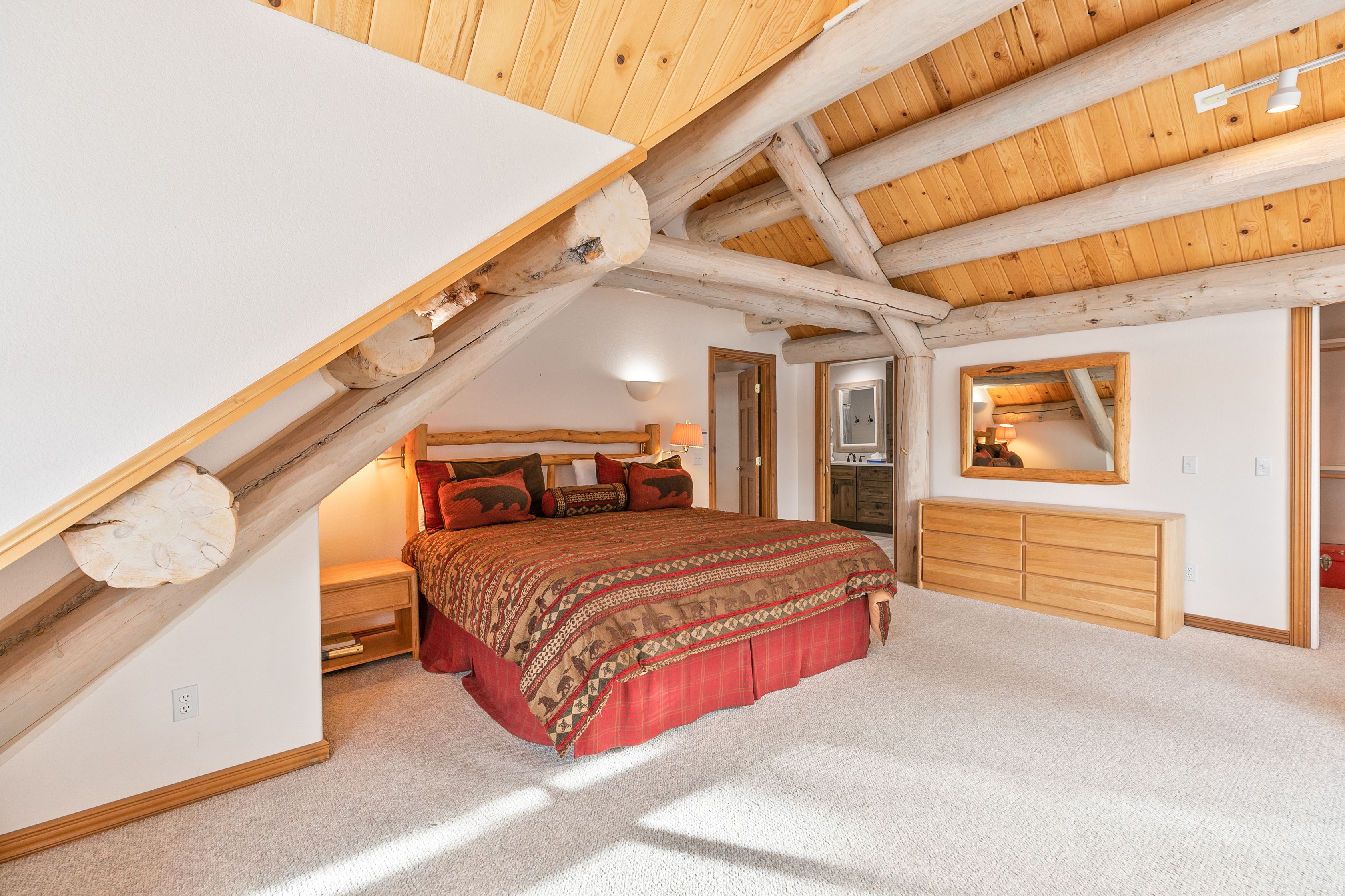 Swan Valley Estate Classic Log Home Summit Mountain Rentals