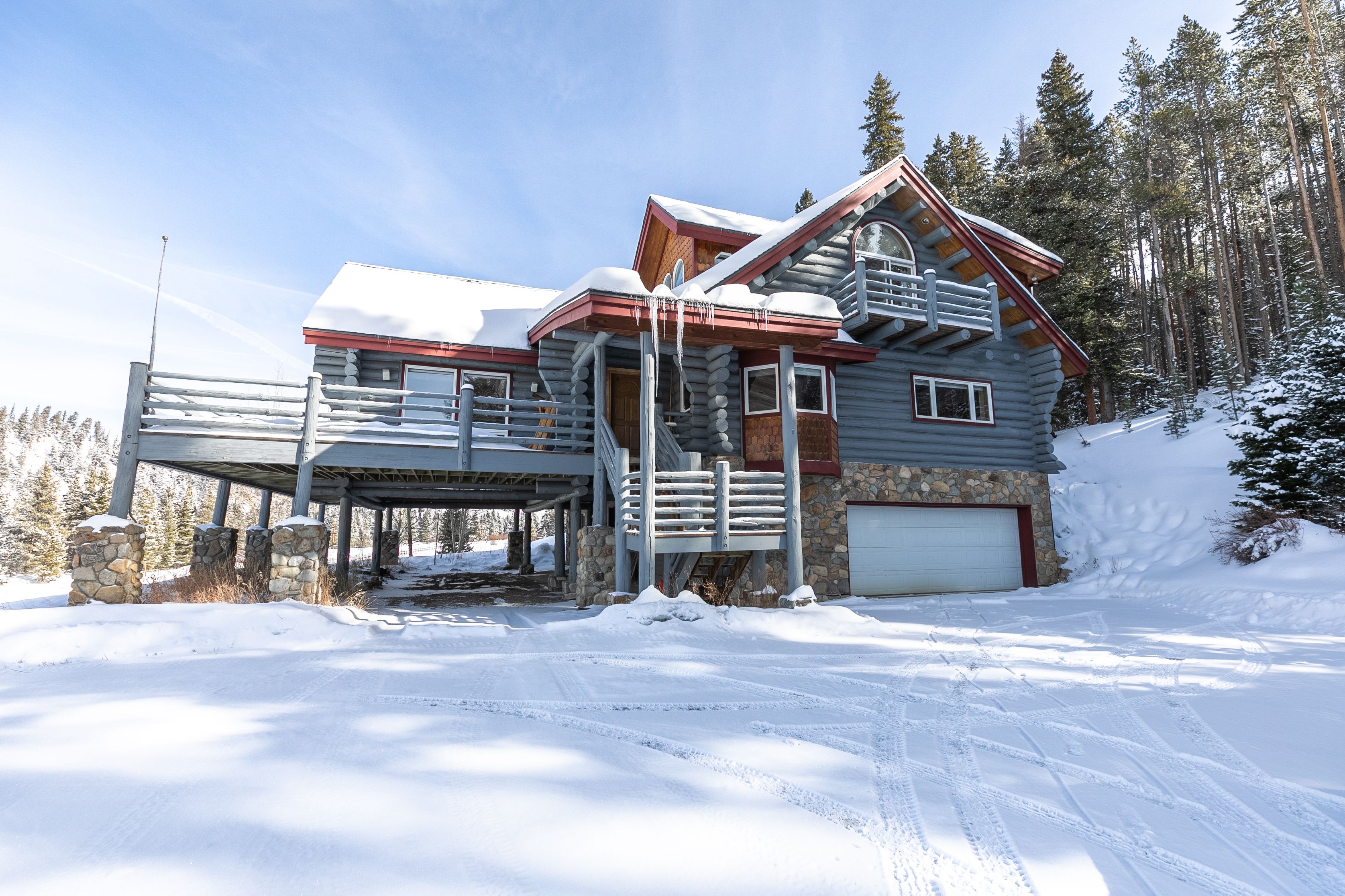 Swan Valley Estate Classic Log Home Summit Mountain Rentals