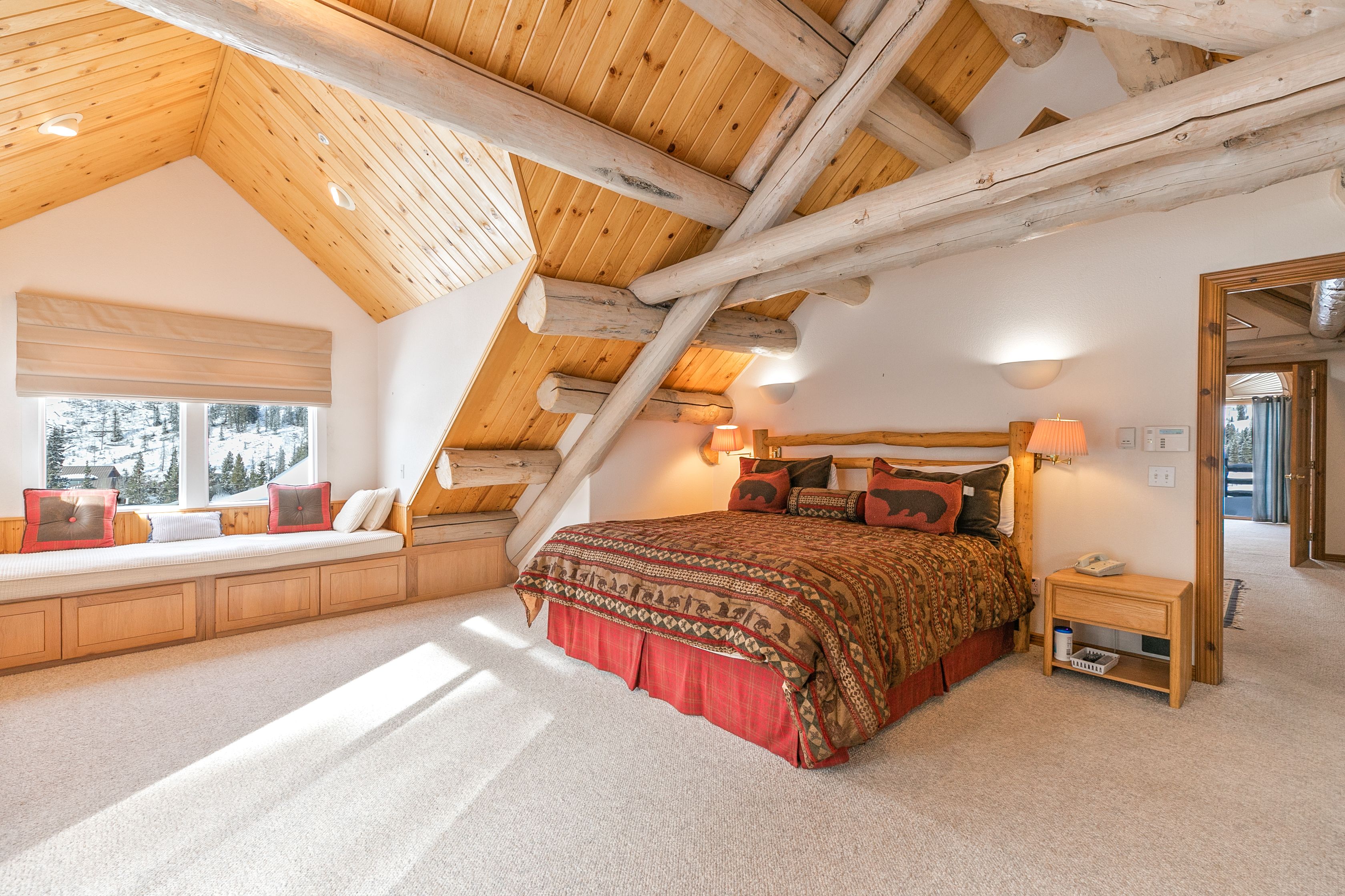 Swan Valley Estate Classic Log Home Summit Mountain Rentals