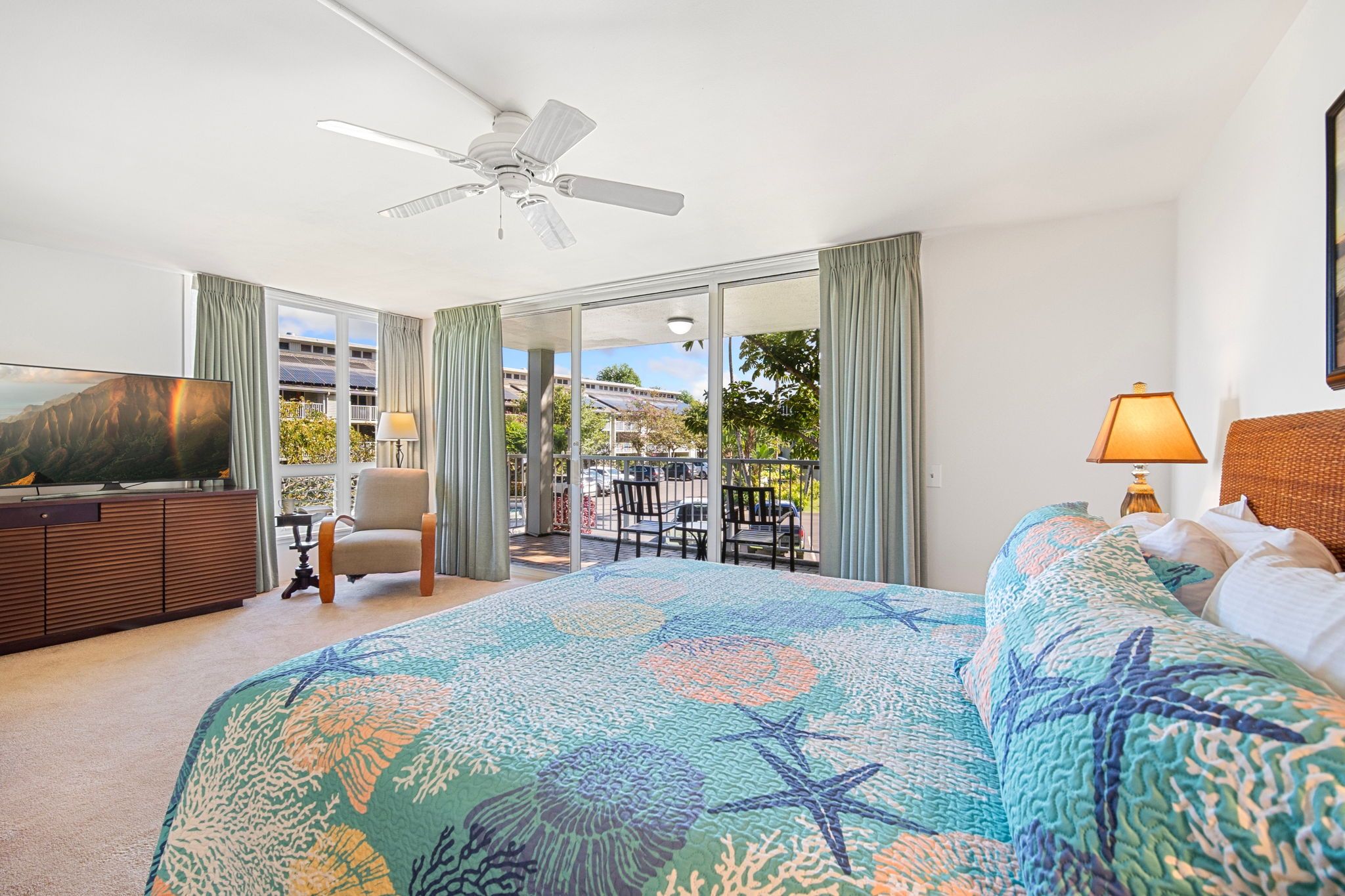 Cliffs at Princeville #3201, 2nd Floor, End Unit | Garden Island