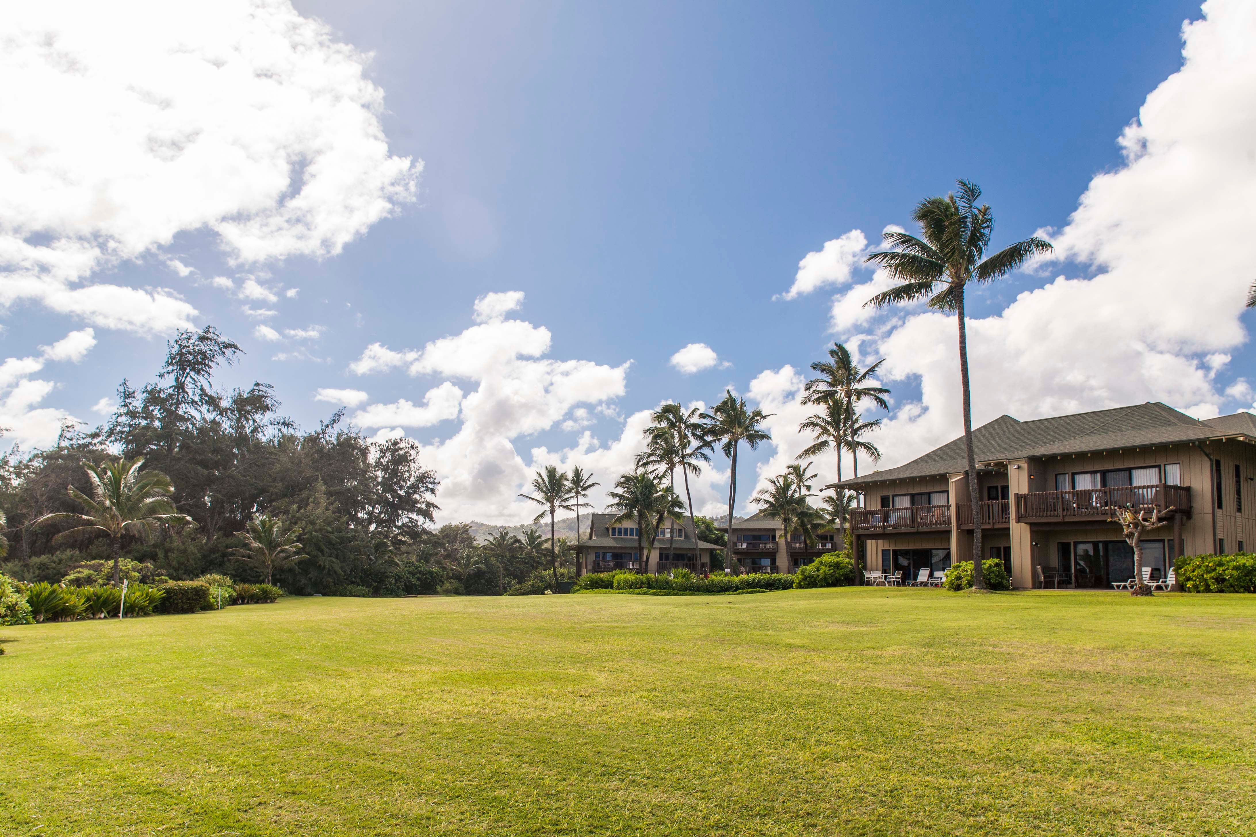 Kaha Lani Resort 121, Oceanfront, Ground Floor Garden Island Properties & Kauai Vacation Rentals