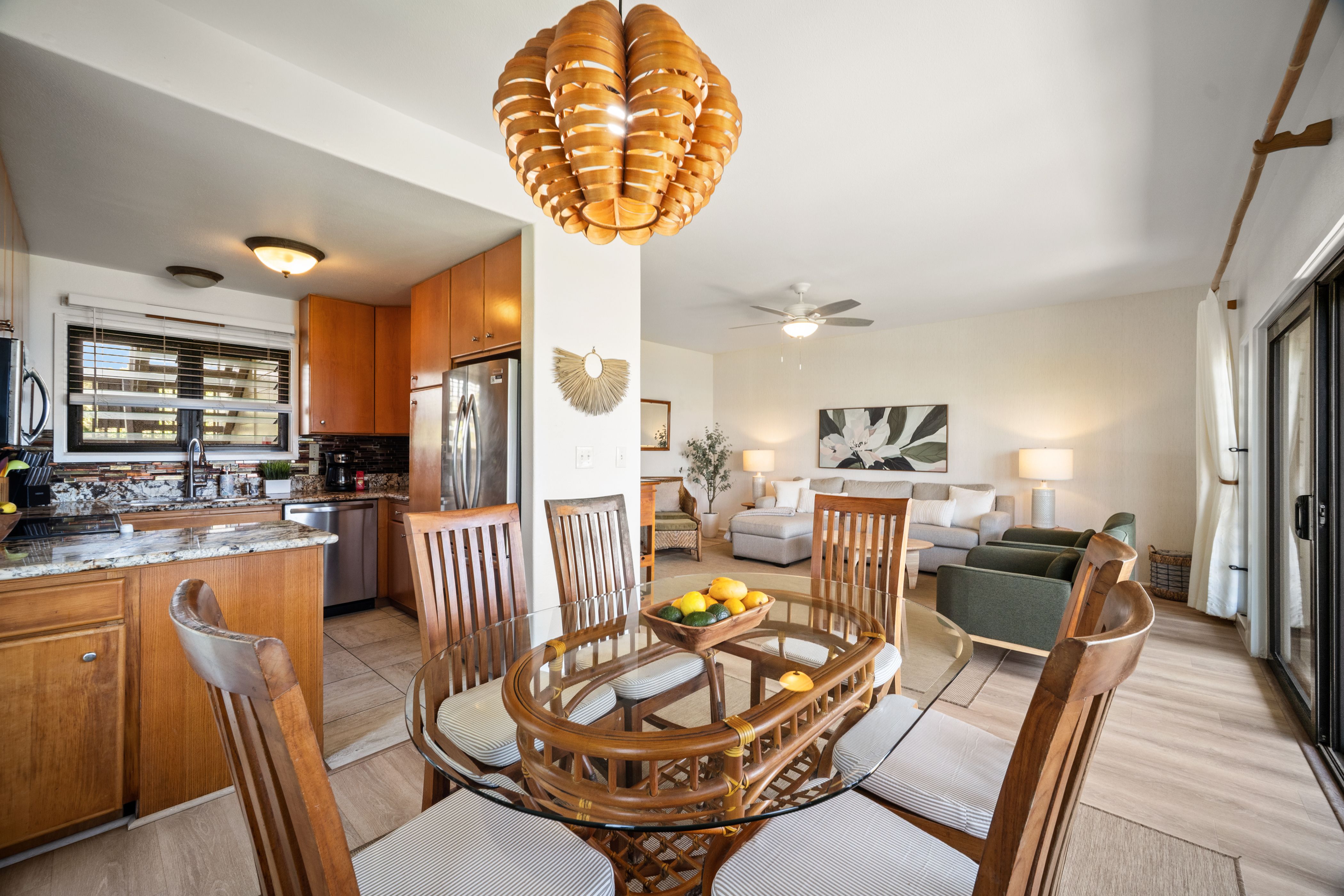 Kaha Lani Resort #224, 2BR Ocean Front 2nd Floor End Unit | Garden