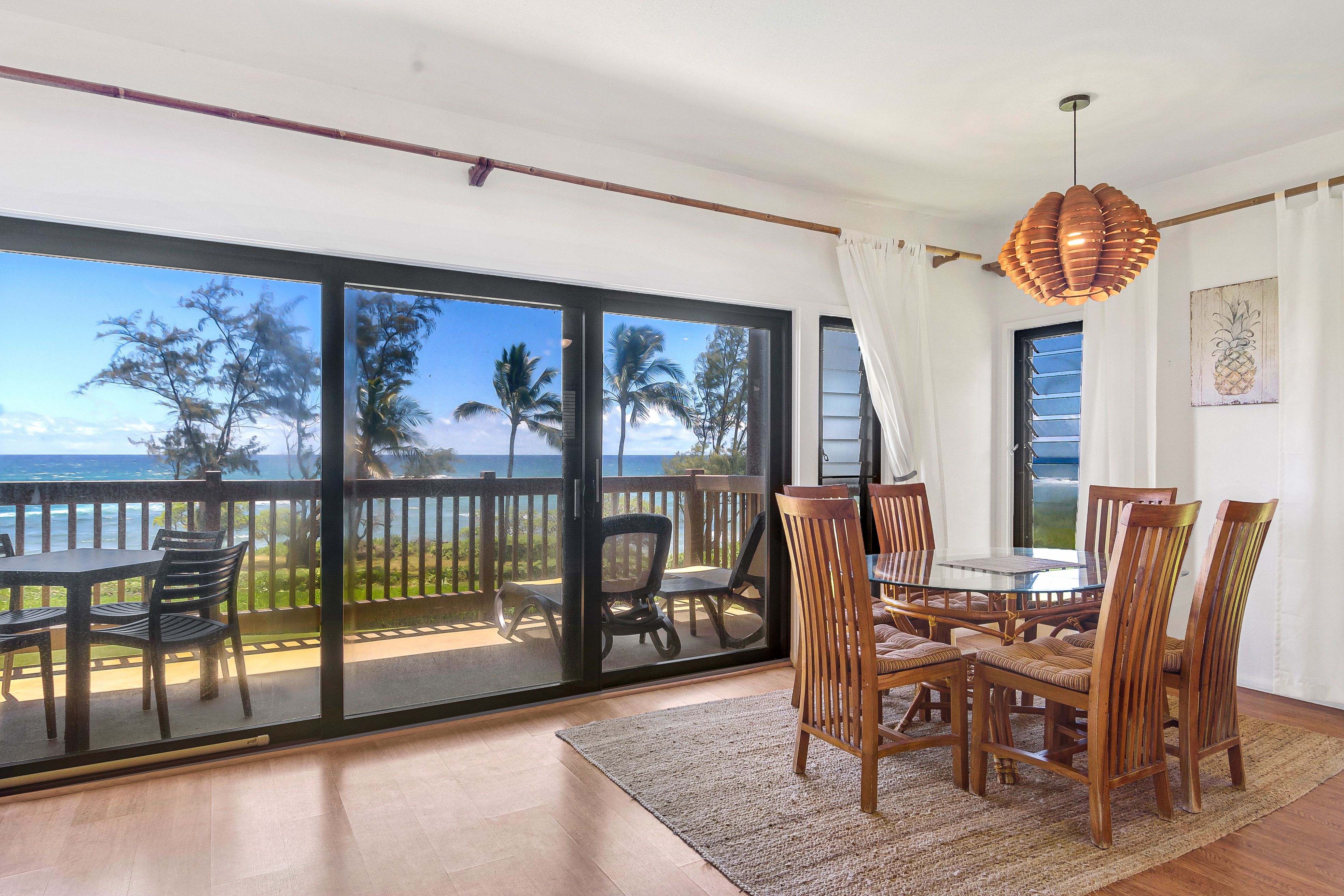 Kaha Lani Resort #224, 2BR Ocean Front 2nd Floor End Unit | Garden