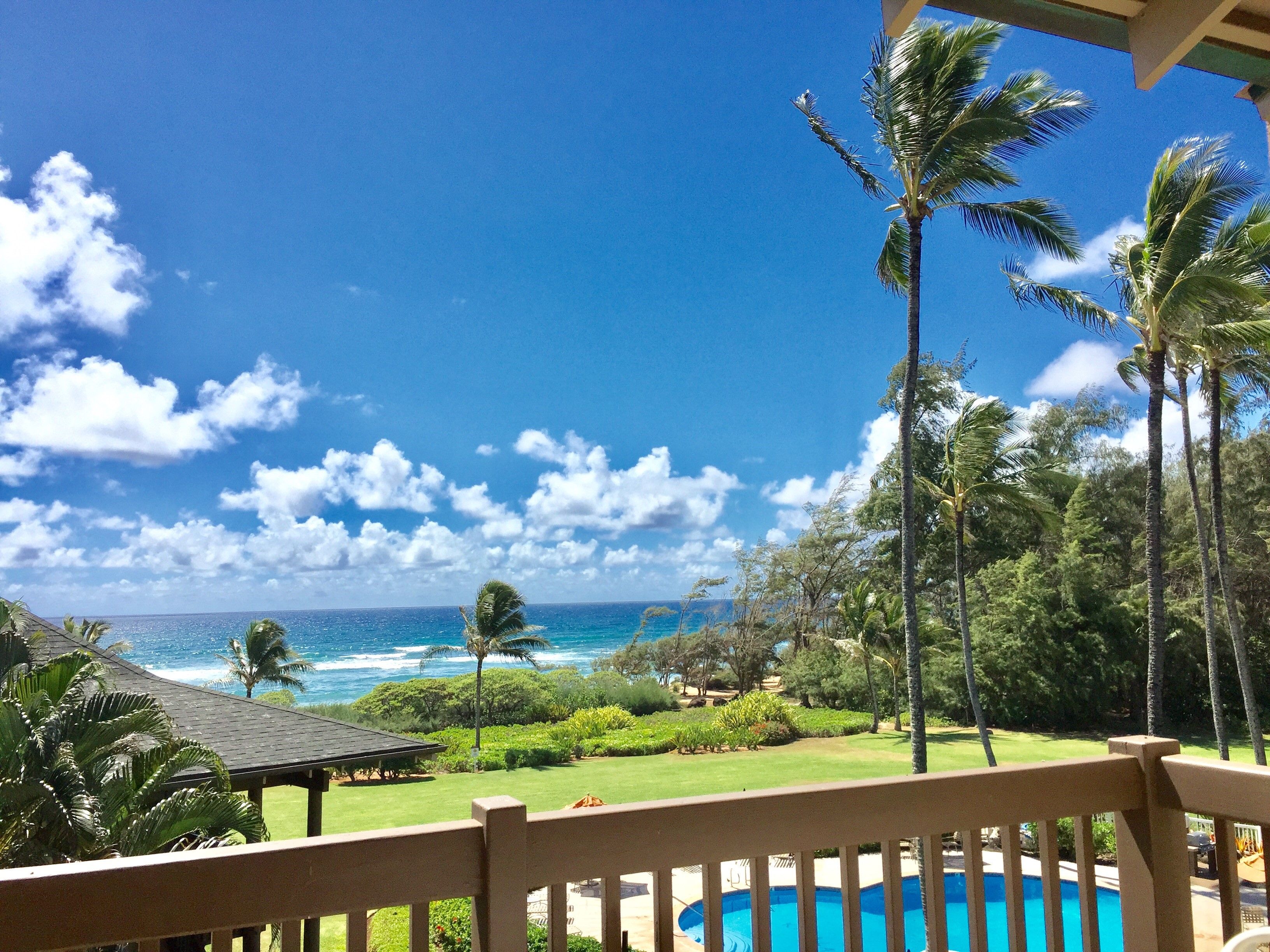 Kaha Lani Resort 311, Ocean View, 3rd Fl. End Unit Garden Island