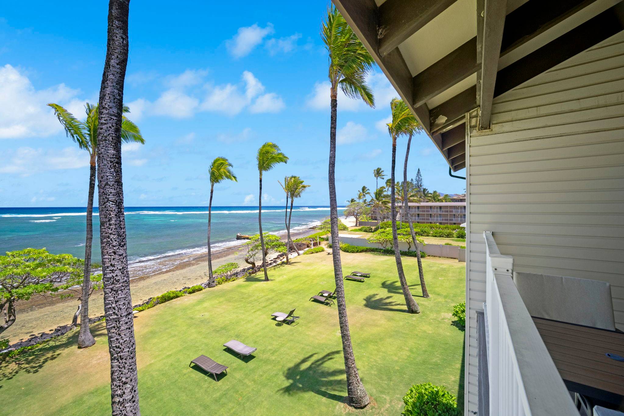 Kapaa Shore Resort A308, Oceanfront | Garden Island Properties