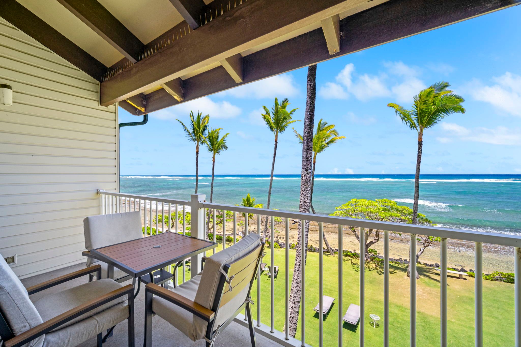 Kapaa Shore Resort A308, Oceanfront | Garden Island Properties