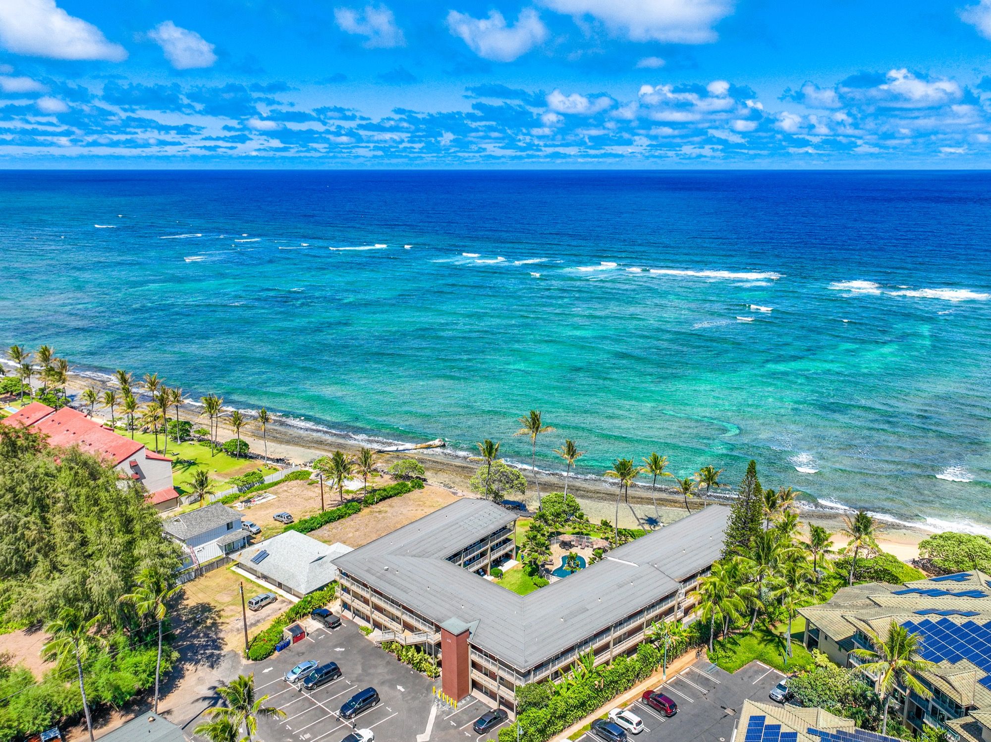 Kauai Kailani #308, Oceanfront, AC, 3rd/Top Floor | Garden Island ...