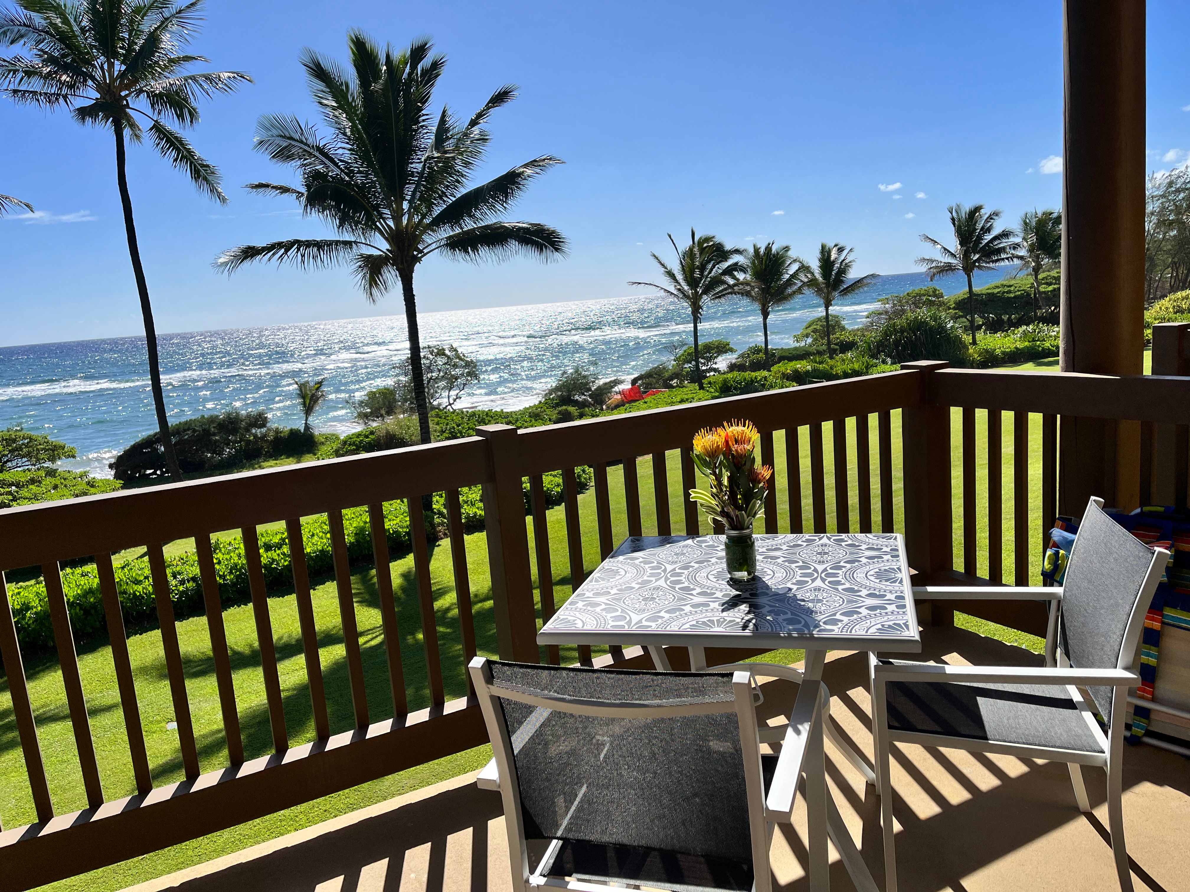 Kaha Lani Resort 221 Oceanfront, 2nd Floor Unit Garden Island Properties & Kauai Vacation Rentals