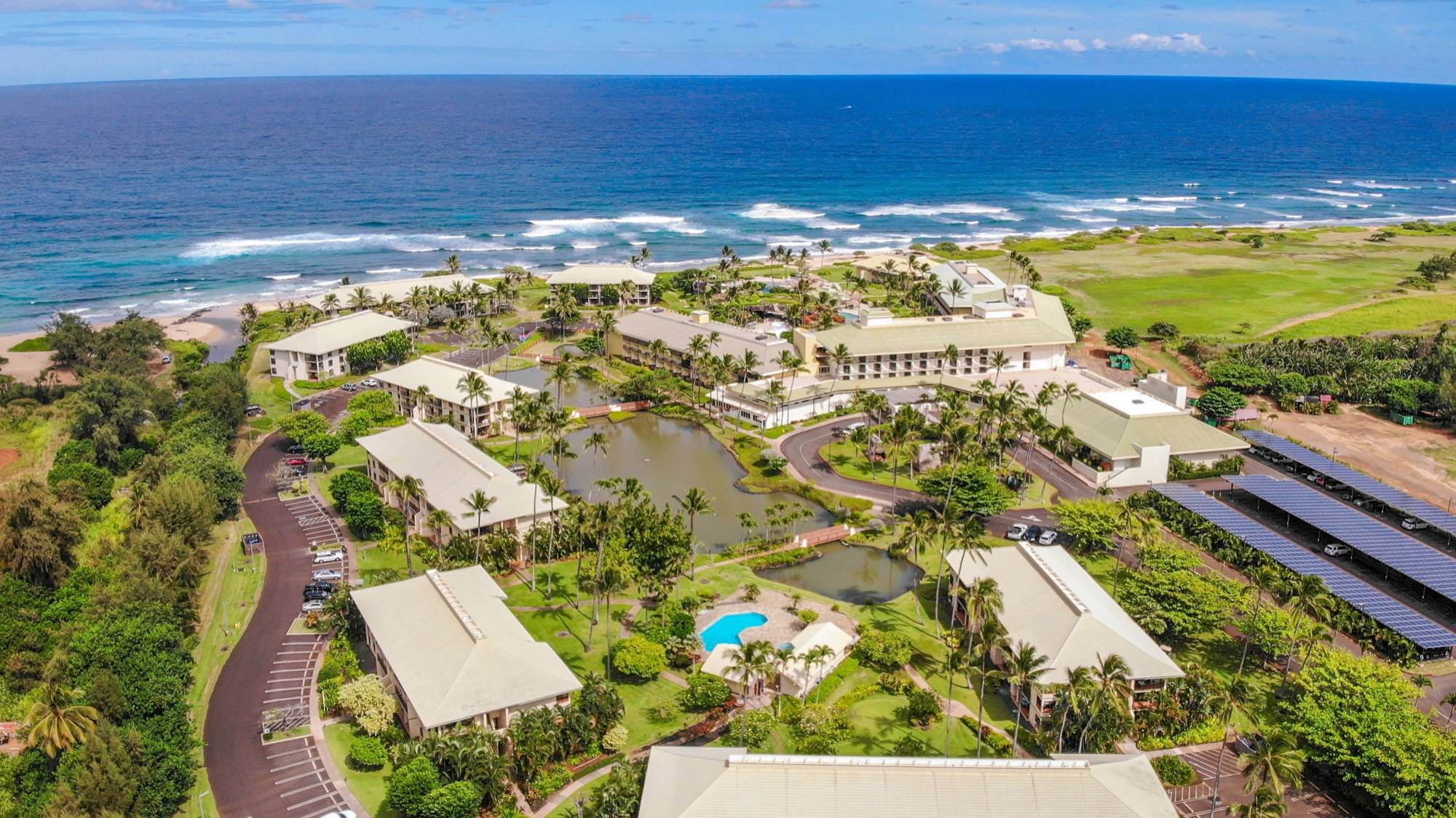 Kauai Beach Villas E11, Top Floor, Ocean and Lagoon View | Garden ...