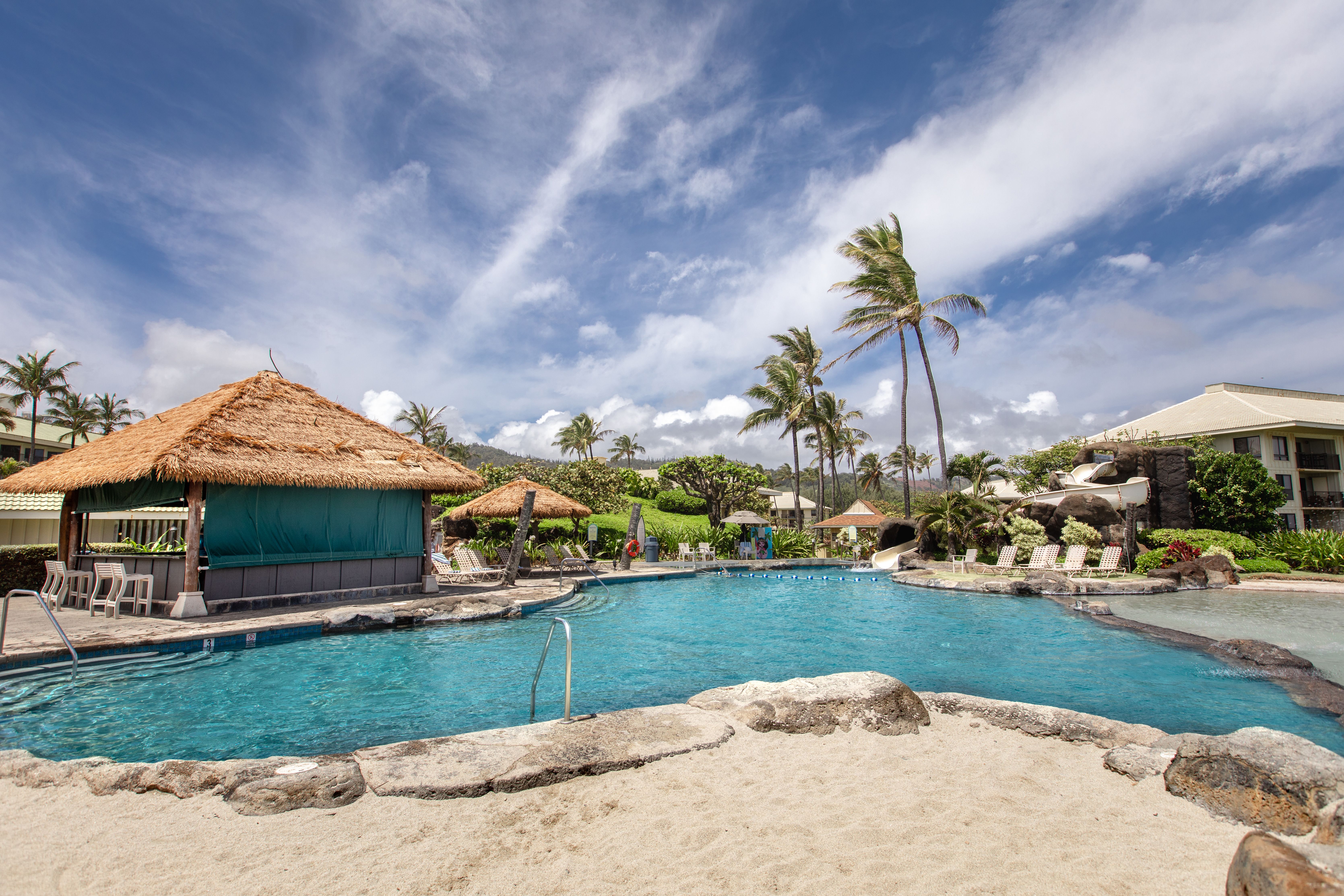 Kaua'i Beach Resort 3331, Top Floor, Oceanfront View Garden Island