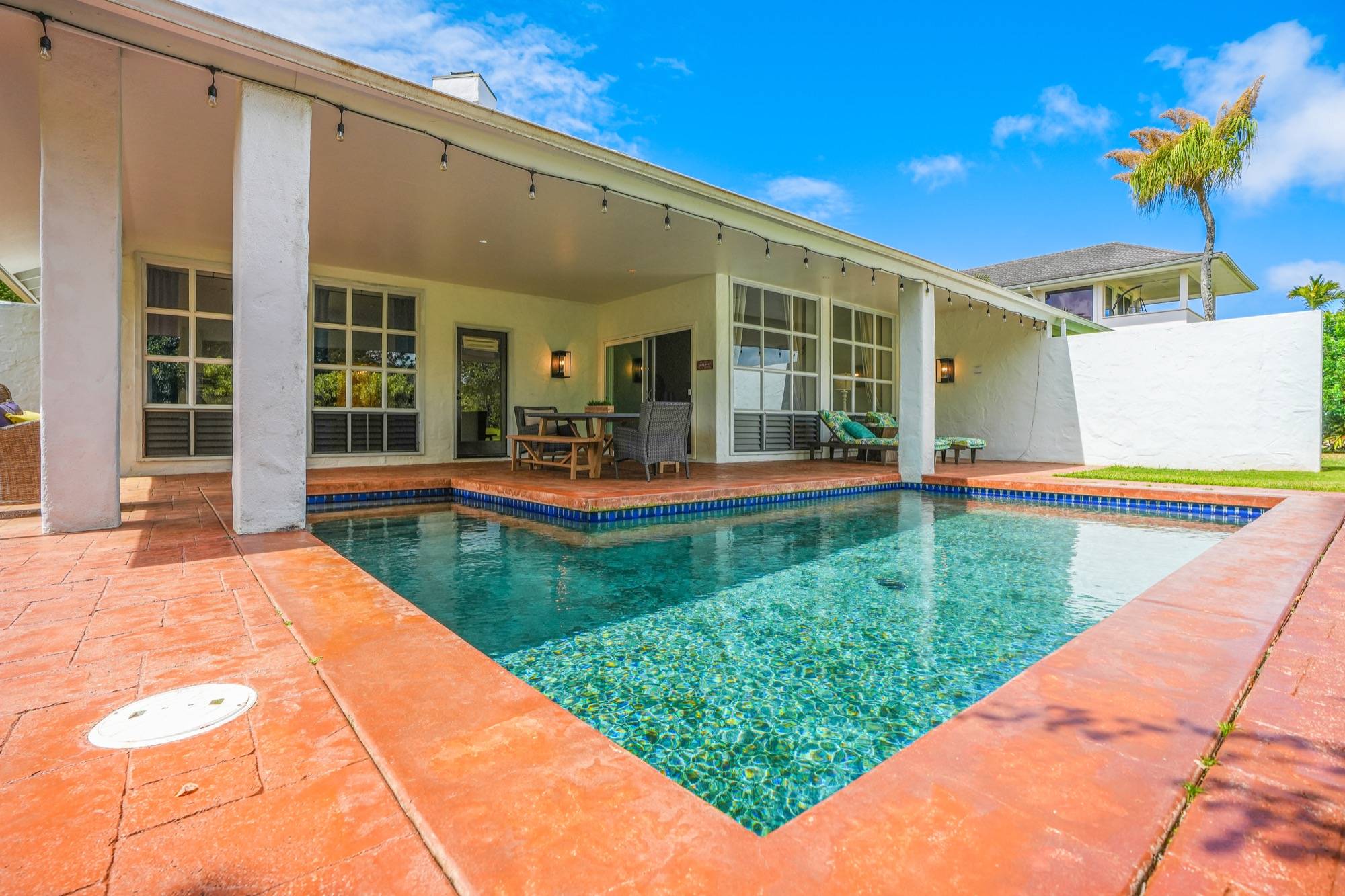 Hale 'Auana Princeville Pool House Garden Island Properties & Kauai