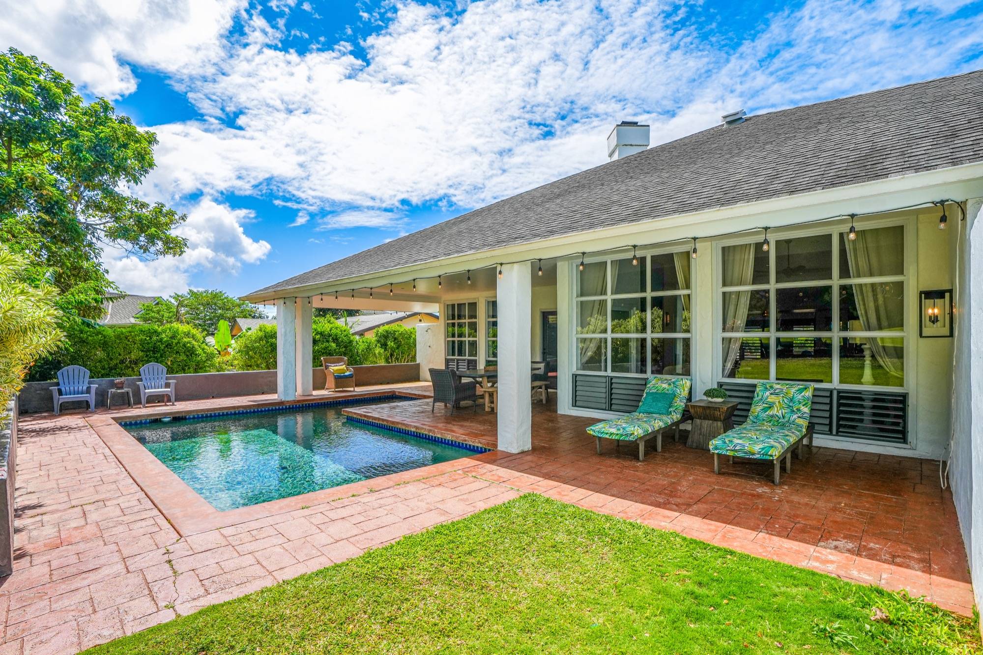 Hale 'Auana Princeville Pool House Garden Island Properties & Kauai