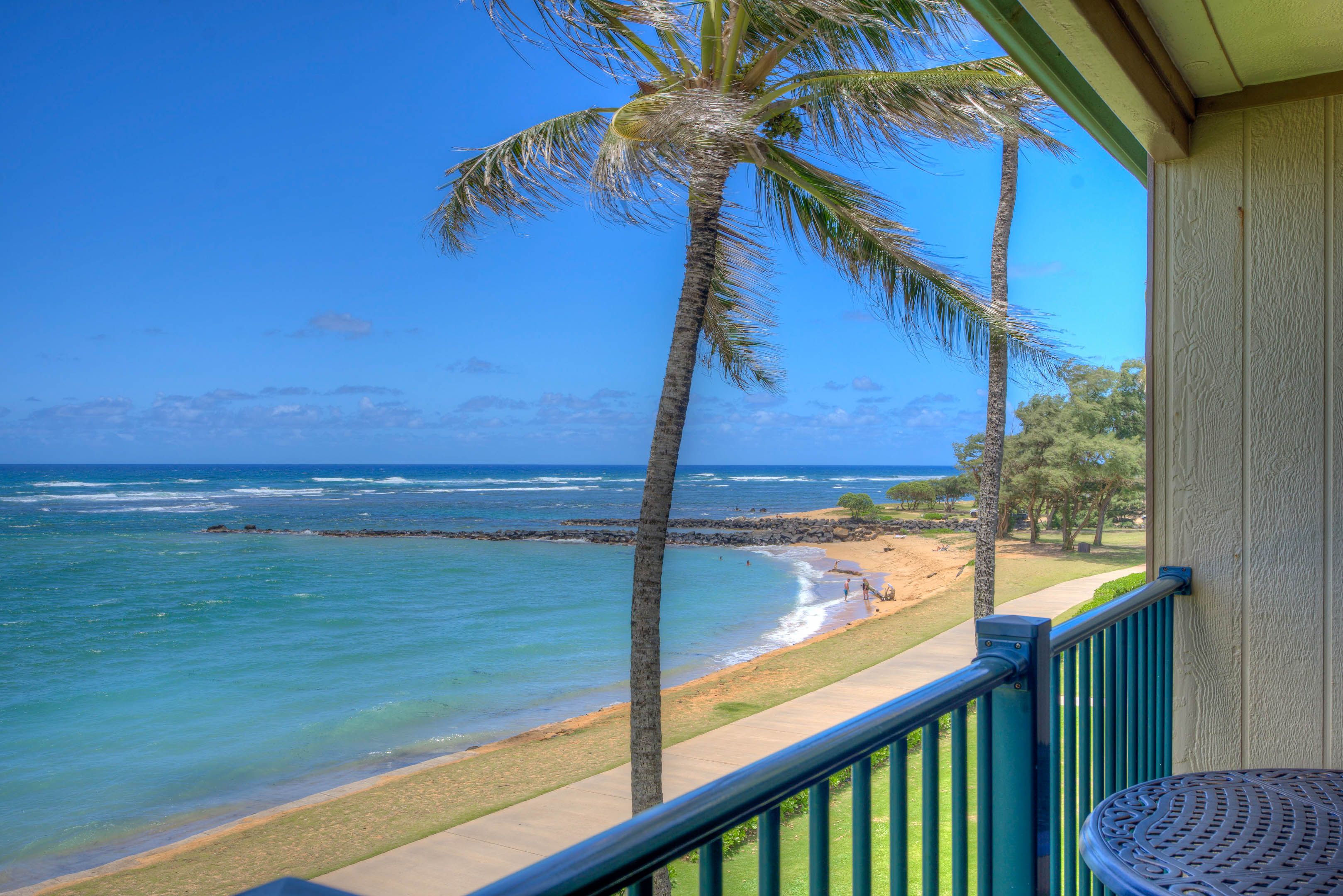 Pono Kai Resort B304 Oceanfront, Top Floor Garden Island Properties