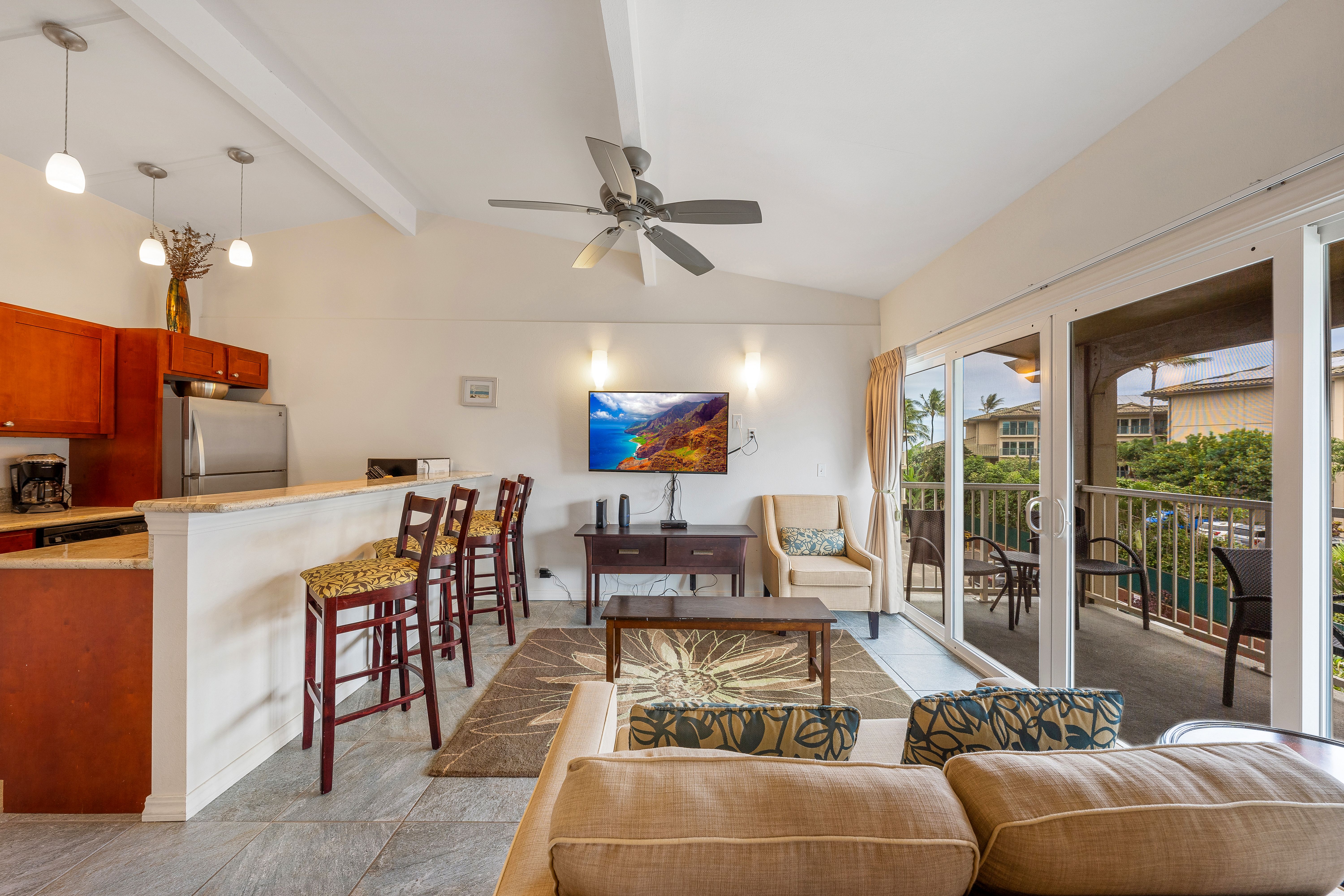 Kauai Kailani 314, Top/3rd Floor End Unit Garden Island Properties