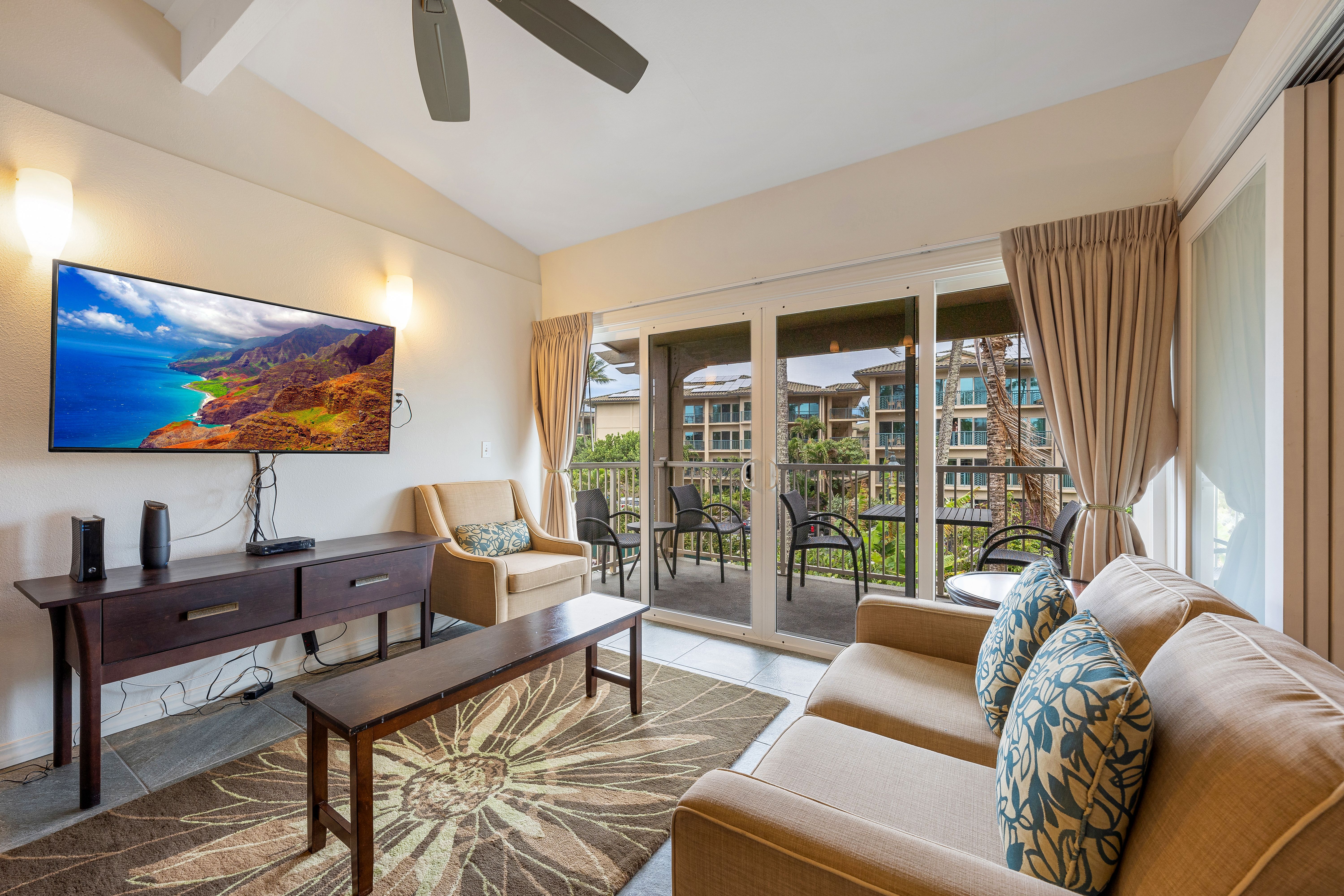 Kauai Kailani 314, Top/3rd Floor End Unit Garden Island Properties