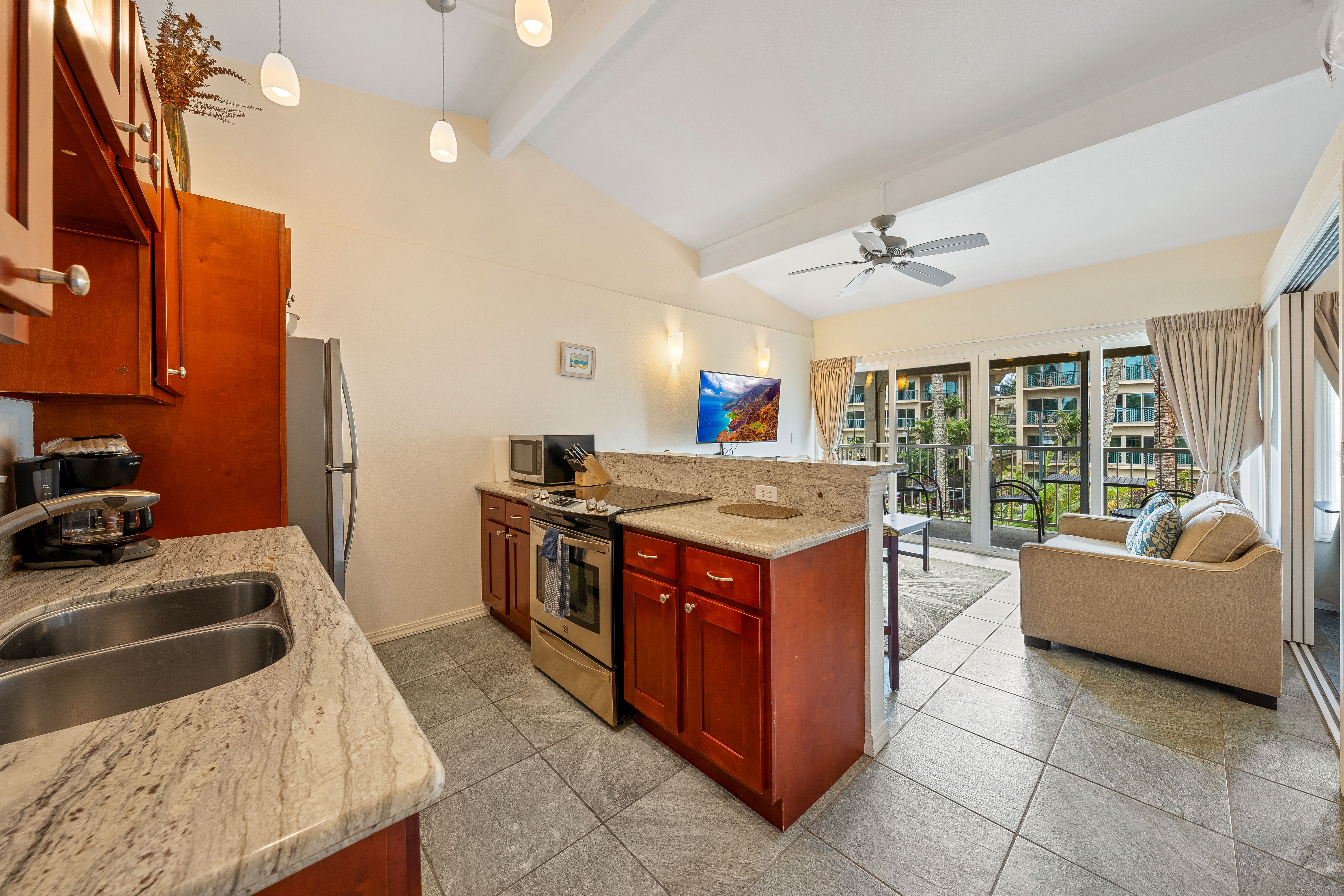 Kauai Kailani 314, Top/3rd Floor End Unit Garden Island Properties