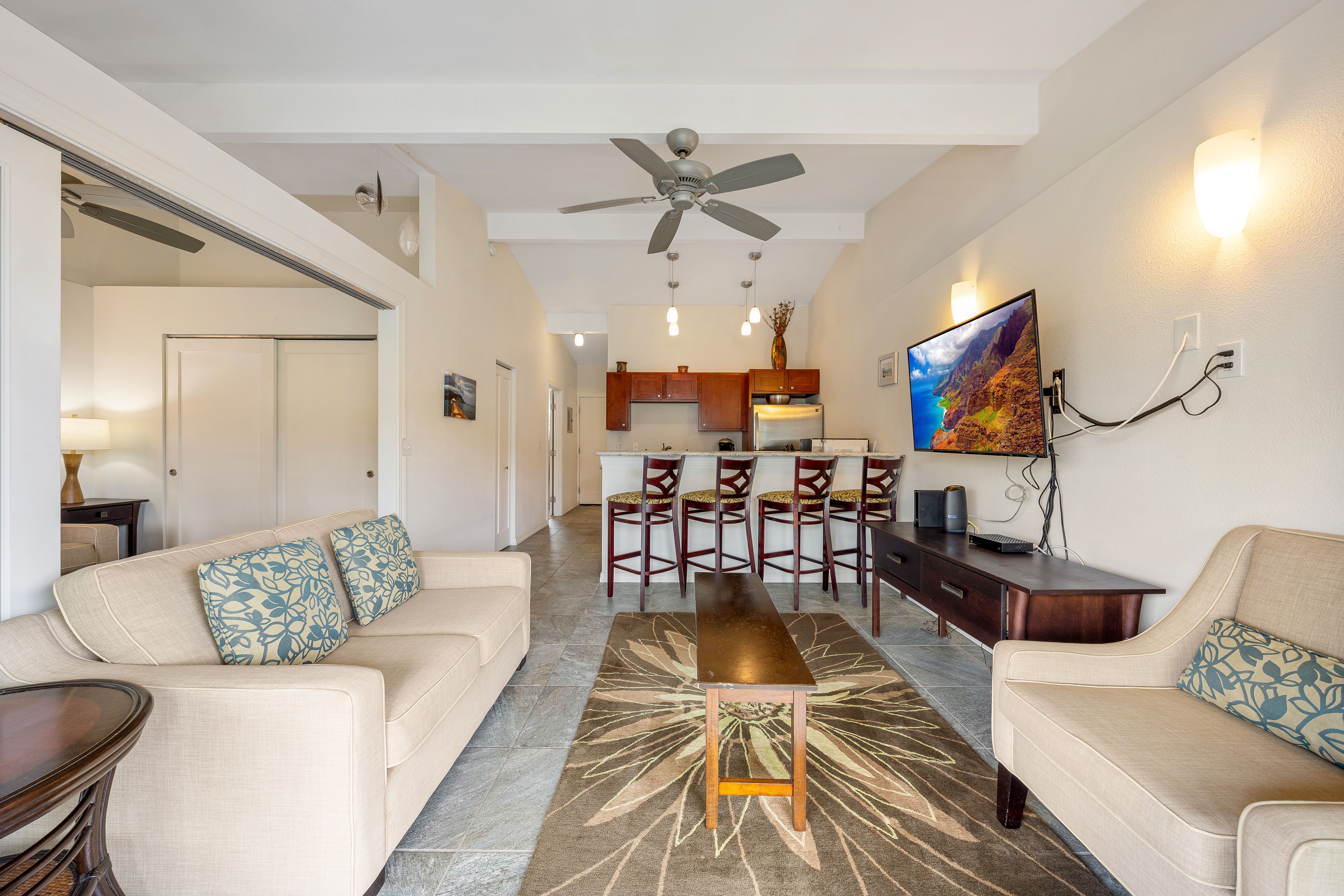 Kauai Kailani 314, Top/3rd Floor End Unit Garden Island Properties