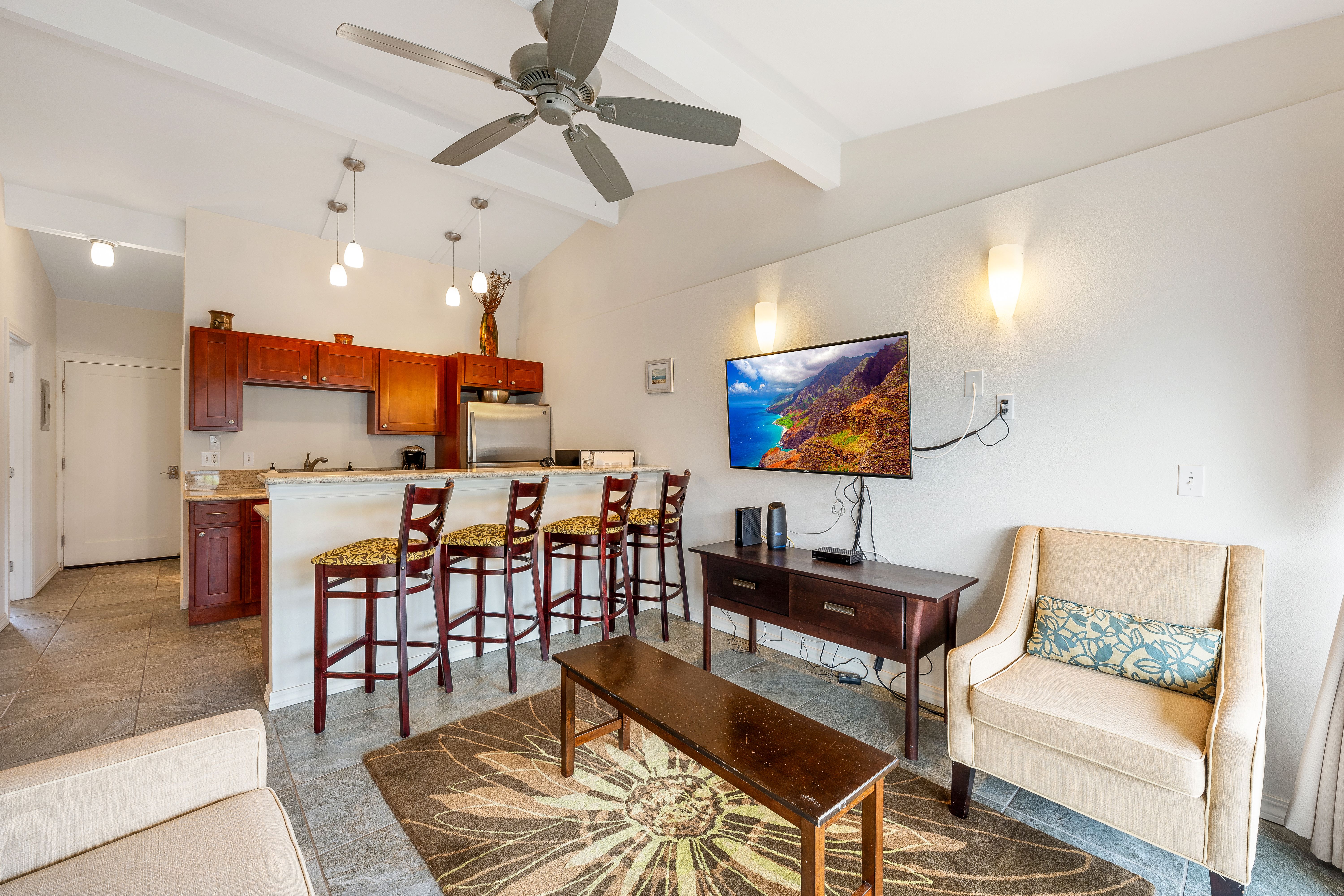 Kauai Kailani 314, Top/3rd Floor End Unit Garden Island Properties