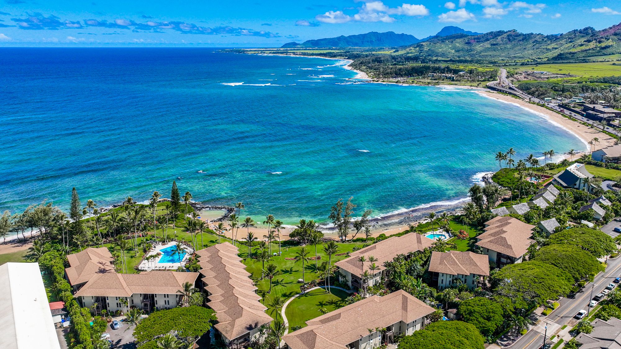 Lae Nani #536, Oceanfront, Top/3rd Floor, End Unit | Garden Island