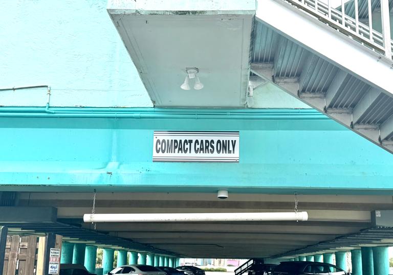 Compact Cars Only - Garage