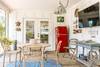 Outdoor kitchen and screened porch