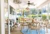 Outdoor kitchen and screened porch