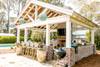 Outdoor kitchen and screened porch