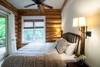 Main floor bedroom with king bed.