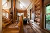 Stairs leading to loft and upstairs bedroom.