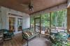 Screened in porch just off of kitchen.
