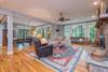 Open living and dining area.