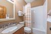 Full hall bathroom on main level.