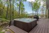 Soak in the hot tub will enjoying amazing views