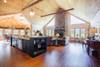 Main level w/ spacious floor plan for living, dining and kitchen