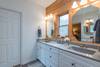 Master bath double vanity